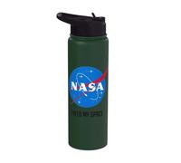 Logo classique de la Nasa I Need My Space à manches longues Stainless Steel Insulated Water Bottle