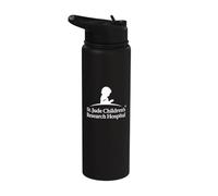 Logo de l'hôpital de recherche pour enfants St. Jude Stainless Steel Insulated Water Bottle