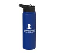 Logo de l'hôpital de recherche pour enfants St. Jude Stainless Steel Insulated Water Bottle