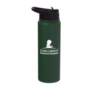 Logo de l'hôpital de recherche pour enfants St. Jude Stainless Steel Insulated Water Bottle