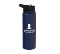 Logo de l'hôpital de recherche pour enfants St. Jude Stainless Steel Insulated Water Bottle