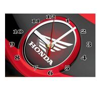 LOGO MOTO, HONDA, EN HORLOGE MURALE 01M