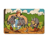 Logoshirt® Astérix I Obélix I Chasse au sanglier I Planche à petit-déjeuner I Planche à découper I 23x14cm I Design original sous licence