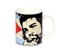 Logoshirt® Che Guevara I Drapeau I Cuba I Mug I Tasse à café I Porcelaine I 300 ml I Dans une boîte cadeau colorée I Design original sous licence