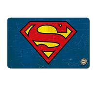 Logoshirt® DC Comics I Superman I Logo I Planche à petit-déjeuner I Planche à découper I 23x14cm I Design original sous licence