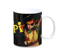 Logoshirt® Fifi Brindacier I Pirate I Mug I Tasse à café I Porcelaine I 300 ml I Dans une boîte cadeau colorée I noir I Design original sous licence