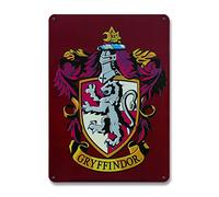 Logoshirt® Harry Potter - Gryffondor Logo I Signe - Plaque en métal - Rétro I DIN A5 I Design original sous licence