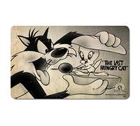 Logoshirt® Looney Tunes I Sylvestre & Titi I The Last Hungry Cat I Planche à petit-déjeuner I Planche à découper I 23x14cm I Design original sous licence