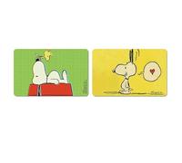 Logoshirt® Peanuts I Snoopy I Planche à déjeuner I Planche à découper I 23x14cm I Ensemble de 2 I Lavable au lave-vaisselle & Résistant à la chaleur I Design original sous licence