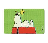 Logoshirt® Peanuts I Snoopy & Woodstock I Authentic Peanuts I Planche à petit-déjeuner I Planche à découper I 23x14cm I Design original sous licence