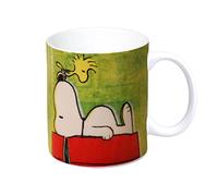 Logoshirt® Snoopy & Woodstock I Authentic Peanuts I Mug I Tasse à café I Porcelaine I 300 ml I Dans une boîte cadeau colorée I Design original sous licence