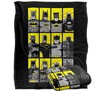 LOGOVISION Batman 80 Years Batmen Plaid Ultra Doux au Toucher Soyeux - 152 x 127 cm