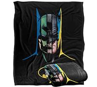 LOGOVISION Batman 80 Years Many Faces Plaid Ultra Doux au Toucher Soyeux - 152 x 127 cm
