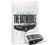 LOGOVISION Batman Classic TV Series The Batmobile Classic Plaid Ultra Doux au Toucher Soyeux - 91 x 147 cm