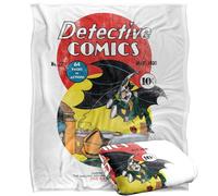 LOGOVISION Batman DC 90Th Detective Comics Cover Plaid Ultra Doux au Toucher Soyeux - 152 x 127 cm