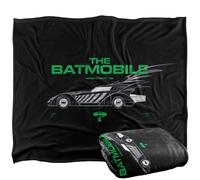 LOGOVISION Batman Forever (1995) The Batmobile Plaid Ultra Doux au Toucher Soyeux - 152 x 127 cm