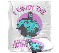 LOGOVISION Batman The Gotham Nightlife Plaid Ultra Doux au Toucher Soyeux - 152 x 127 cm