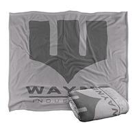 LOGOVISION Batman The Wayne Plaid Ultra Doux au Toucher Soyeux - 152 x 127 cm