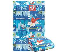 LOGOVISION DC League of Super Pets Super Pets Action Panels Plaid Ultra Doux au Toucher Soyeux - 91 x 147 cm