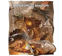 LOGOVISION Dungeons & Dragons Tiamat Art Plaid Ultra Doux au Toucher Soyeux - 152 x 127 cm