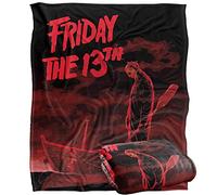 LOGOVISION Friday The 13Th Bloody Boat Plaid Ultra Doux au Toucher Soyeux - 152 x 127 cm