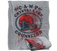 LOGOVISION Friday The 13Th Camp Counselor Victim Plaid Ultra Doux au Toucher Soyeux - 152 x 127 cm