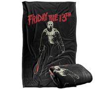 LOGOVISION Friday The 13Th Chchch Ahahah Plaid Ultra Doux au Toucher Soyeux - 91 x 147 cm