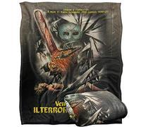 LOGOVISION Friday The 13Th International Chainsaw Poster Plaid Ultra Doux au Toucher Soyeux - 152 x 127 cm