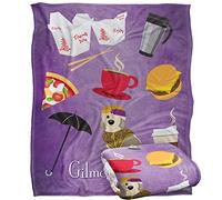 LOGOVISION Gilmore Girls Gilmore Girls Collage Plaid Ultra Doux au Toucher Soyeux - 152 x 127 cm
