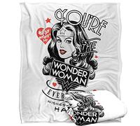 LOGOVISION Justice League You're The Wonder Woman Everyone Wishes They Had Plaid Ultra Doux au Toucher Soyeux - 152 x 127 cm