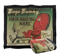 LOGOVISION Looney Tunes Bugs Bunny Hairraising Hare Plaid Ultra Doux au Toucher Soyeux - 152 x 127 cm