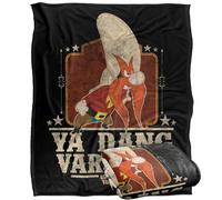LOGOVISION Looney Tunes Yosemite Sam Varmint Plaid Ultra Doux au Toucher Soyeux - 152 x 127 cm