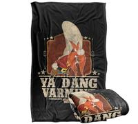 LOGOVISION Looney Tunes Yosemite Sam Varmint Plaid Ultra Doux au Toucher Soyeux - 91 x 147 cm