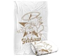 LOGOVISION Looney Tunes Yosemite Sam Yeehaw Plaid Ultra Doux au Toucher Soyeux - 91 x 147 cm