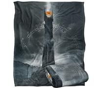LOGOVISION Lord of The Rings Barad-Dur Dark Tower Plaid Ultra Doux au Toucher Soyeux - 152 x 127 cm