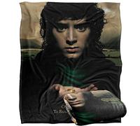 LOGOVISION Lord of The Rings Frodo One Ring Poster Plaid Ultra Doux au Toucher Soyeux - 152 x 127 cm