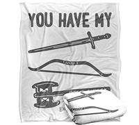 LOGOVISION Lord of The Rings The Fellowship Plaid Ultra Doux au Toucher Soyeux - 152 x 127 cm