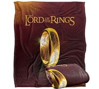 LOGOVISION Lord of The Rings The One Ring Plaid Ultra Doux au Toucher Soyeux - 152 x 127 cm