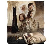 LOGOVISION Lord of The Rings Two Towers Poster Plaid Ultra Doux au Toucher Soyeux - 152 x 127 cm