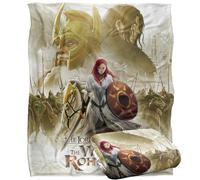 LOGOVISION Lord of The Rings: War of The Rohirrim War of The Rohirrim Poster Plaid Ultra Doux au Toucher Soyeux - 152 x 127 cm