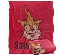 LOGOVISION Rick and Morty The Party Animal Plaid Ultra Doux au Toucher Soyeux - 152 x 127 cm