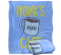 LOGOVISION Seinfeld The Best Café in Town Plaid Ultra Doux au Toucher Soyeux - 152 x 127 cm