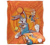 LOGOVISION Space Jam: A New Legacy Space Dunk Plaid Ultra Doux au Toucher Soyeux - 152 x 127 cm