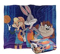 LOGOVISION Space Jam: A New Legacy Space Trio Plaid Ultra Doux au Toucher Soyeux - 152 x 127 cm