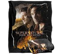 LOGOVISION Supernatural Sam Dean Mark of Cain Plaid Ultra Doux au Toucher Soyeux - 152 x 127 cm