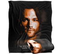 LOGOVISION Supernatural Sam Winchester Portrait Plaid Ultra Doux au Toucher Soyeux - 152 x 127 cm