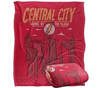LOGOVISION The Flash The Central City Plaid Ultra Doux au Toucher Soyeux - 152 x 127 cm