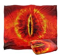 LOGOVISION The Lord of The Rings Eye of Sauron Plaid Ultra Doux au Toucher Soyeux - 152 x 127 cm
