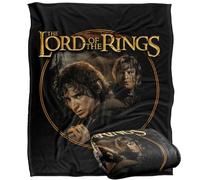 LOGOVISION The Lord of The Rings Frodo Sam Band Plaid Ultra Doux au Toucher Soyeux - 152 x 127 cm