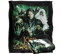 LOGOVISION The Lord of The Rings Hero Group Plaid Ultra Doux au Toucher Soyeux - 152 x 127 cm